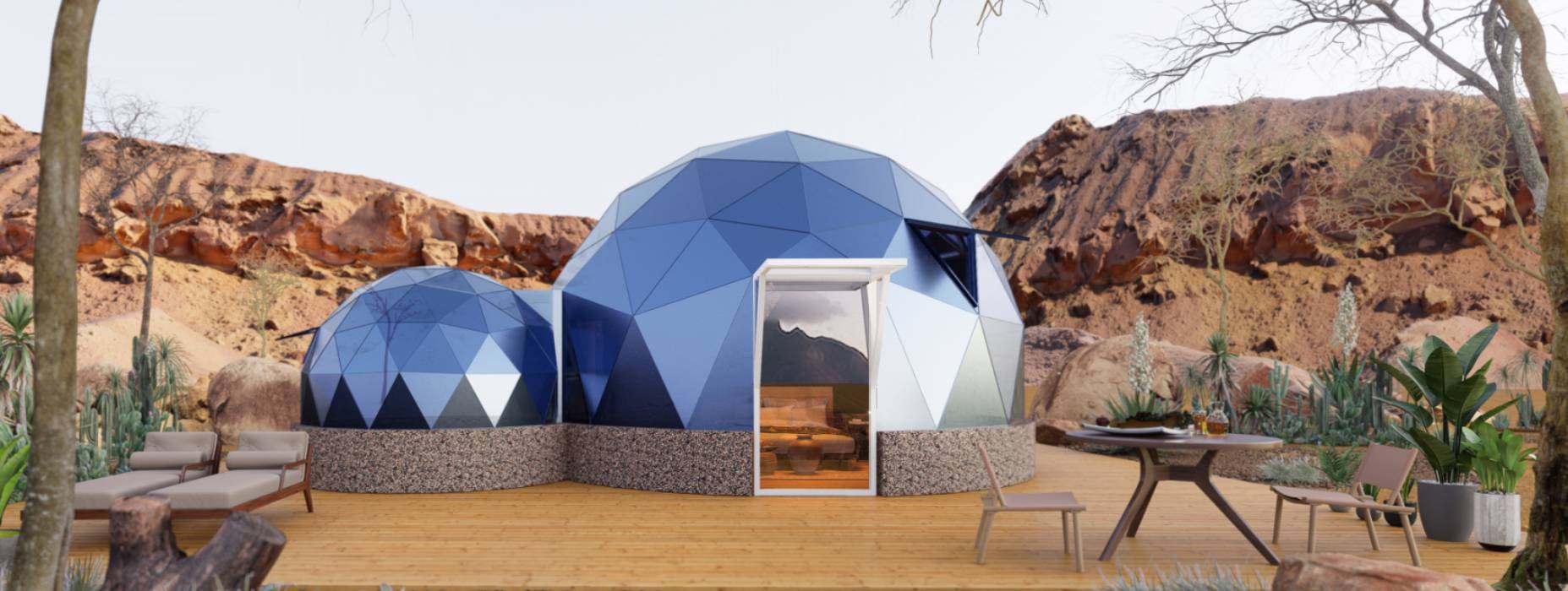 昌吉市球形智能光伏玻璃星空房